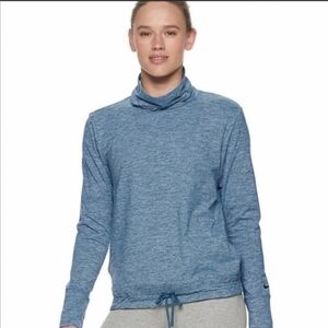 Nike Dri-FIT Funnel Neck Longsleeve Top with Drawstring Hem